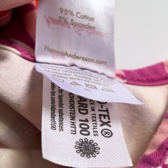 Hanna Andersson Girl Print Super Soft Skater Dress 6-7 years VGUC - Picture 6 of 7